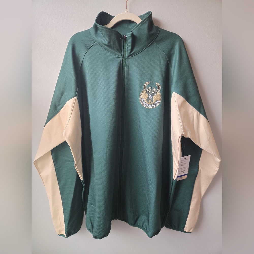 NBA Bucks Green NWT Jacket